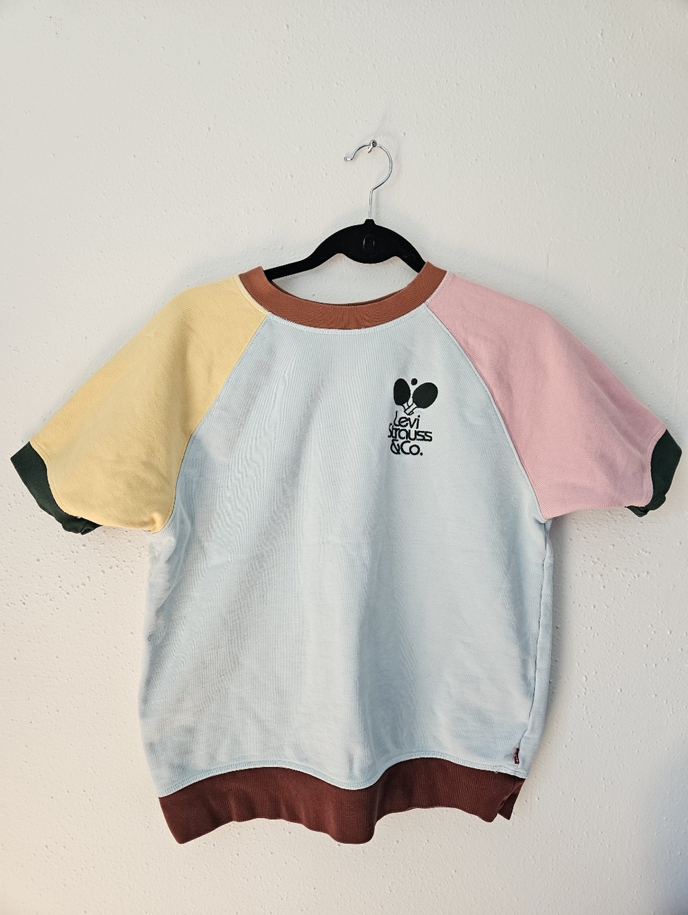 Levi Pastel Terry Knit Ping Pong Shirt